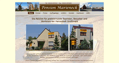 Desktop Screenshot of pension-marieneck.de